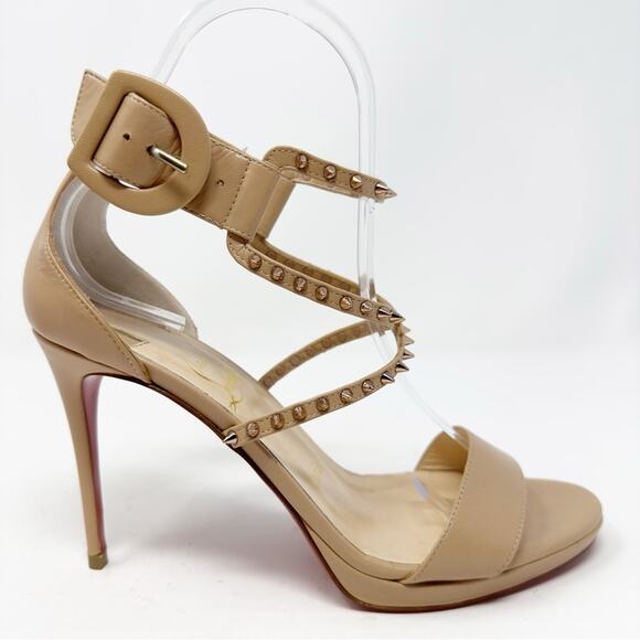 Christian Louboutin Choca Lux 120 Heels 37 - Picture 9 of 13